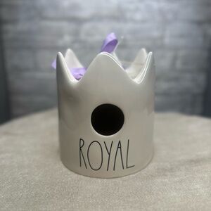 Crown Shaped Ceramic Birdhouse Rae Dunn